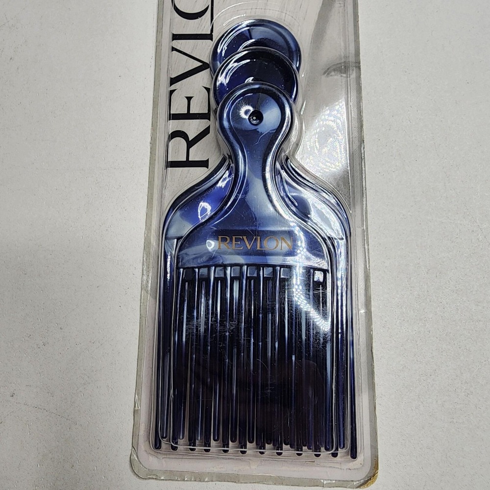 Vintage Revlon Hair Lift‎ Pick Comb 3-Pack RV2516 NOS Sealed Deadstock - Picture 4 of 5